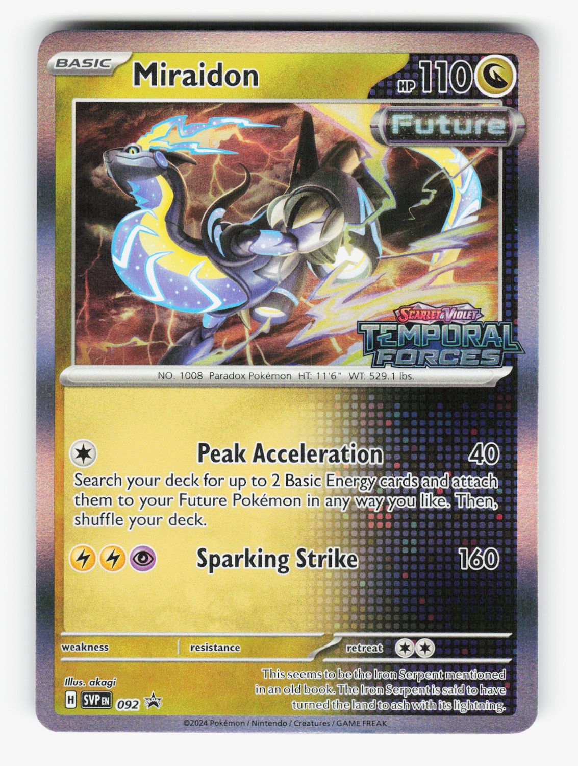Miraidon - 092 (Prerelease) - 092 - B