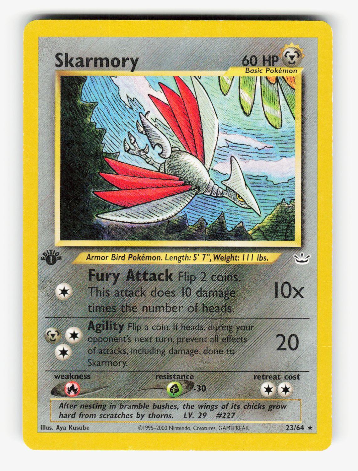 Skarmory - 1st Ed Normal - 23/64
