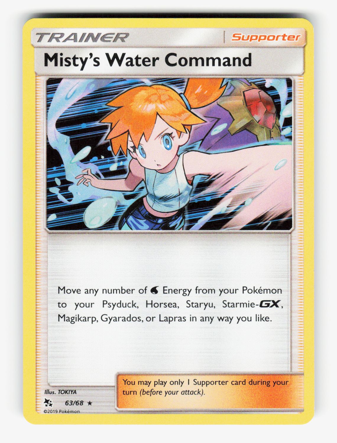 Misty's Water Command - Holofoil - 63/68