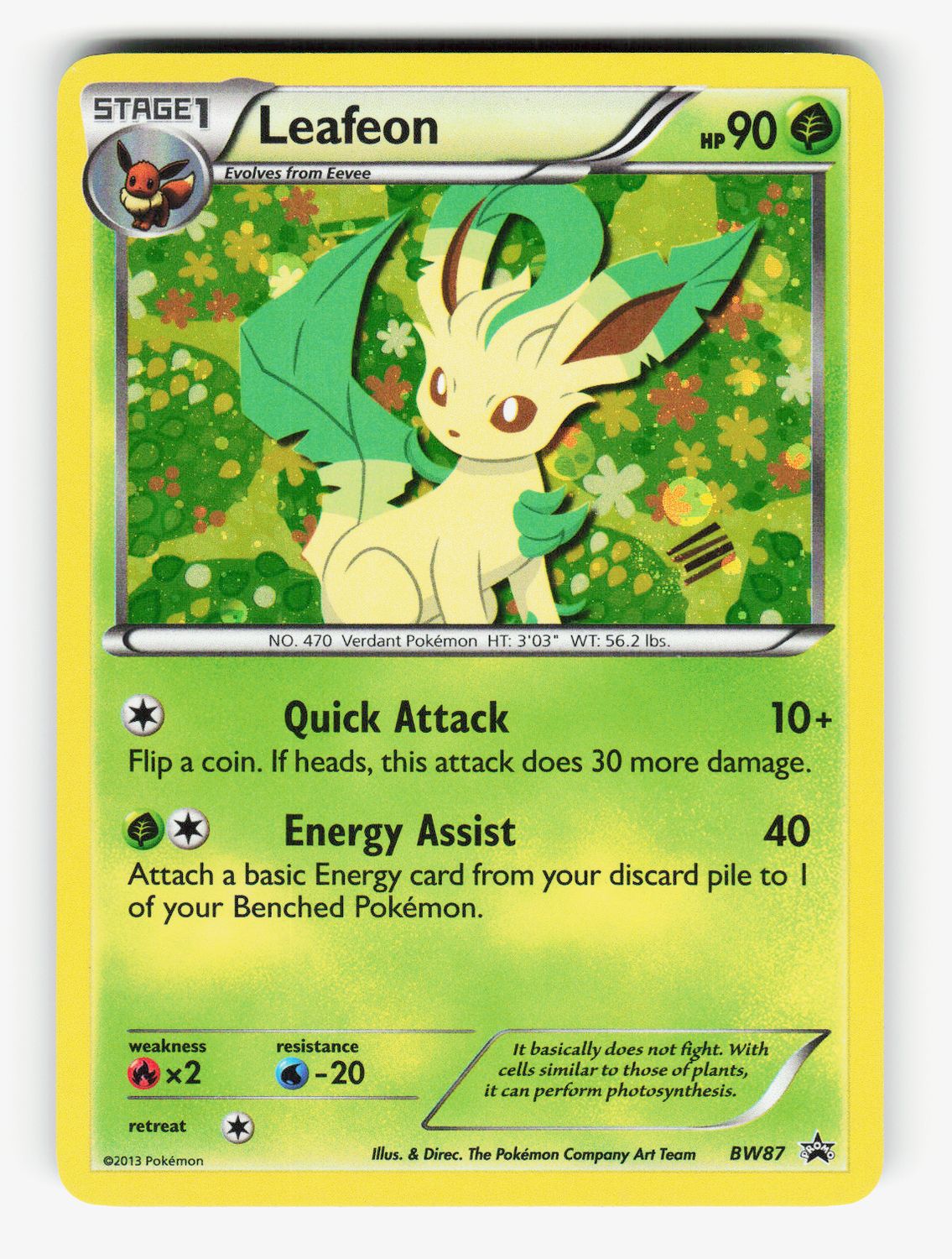 Leafeon - BW87 - Holofoil - BW87