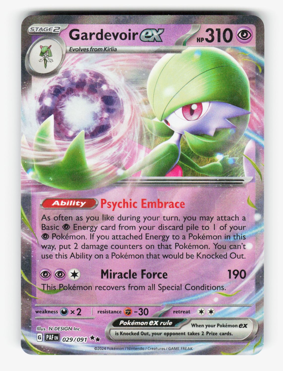 Gardevoir ex - 029/091 - C