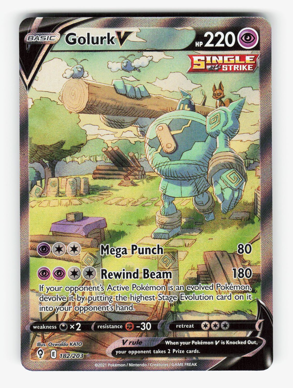 Golurk V (Alternate Full Art) - 182/203
