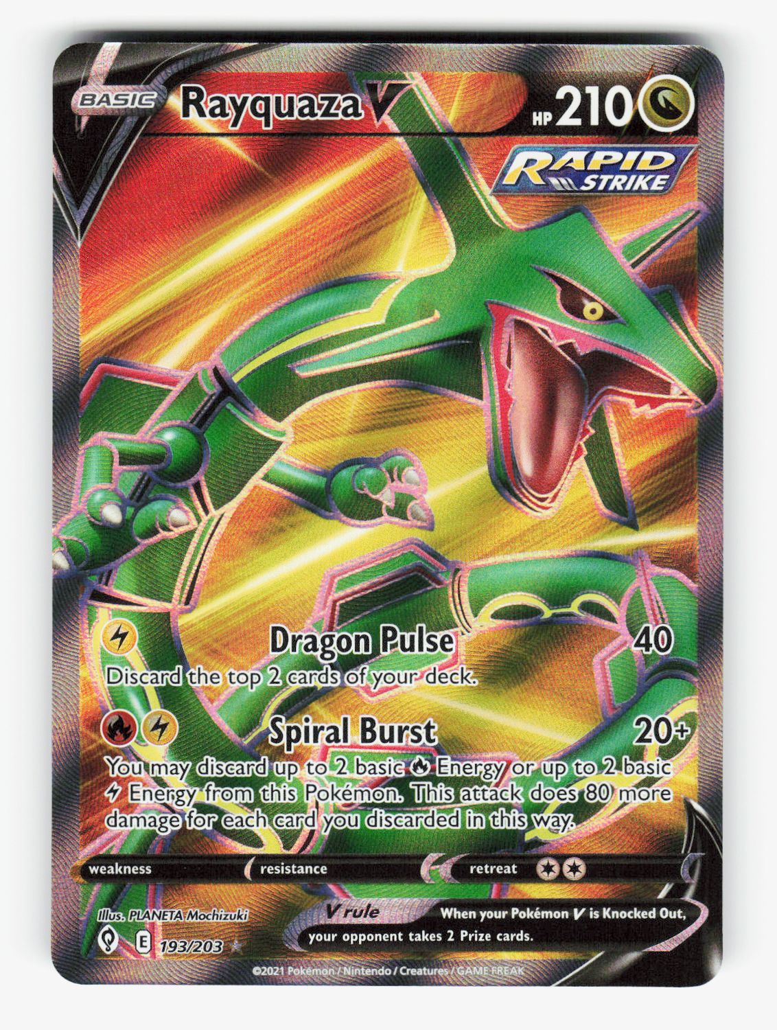 Rayquaza V (Full Art) - 193/203