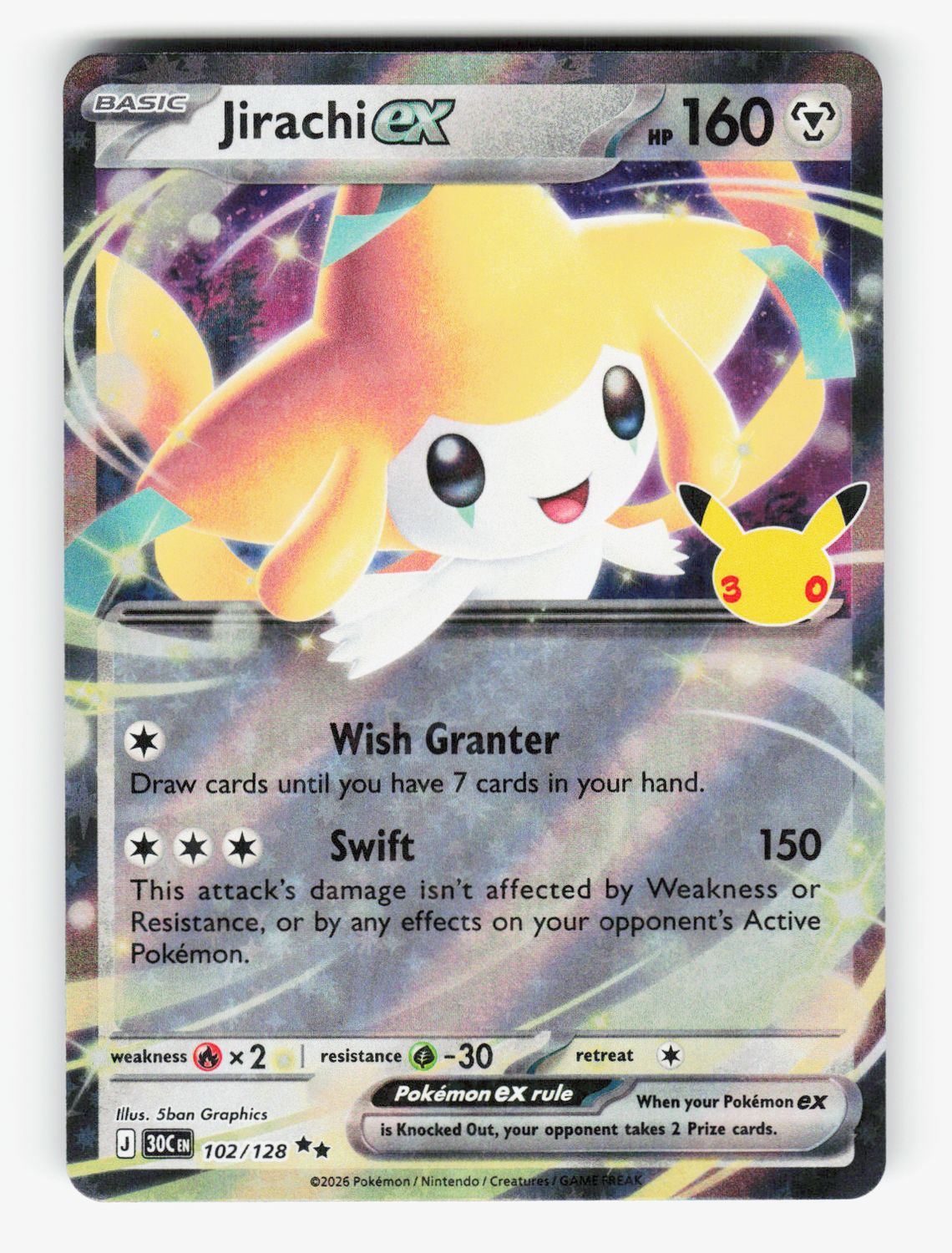 Jirachi ex - 102/128 - B