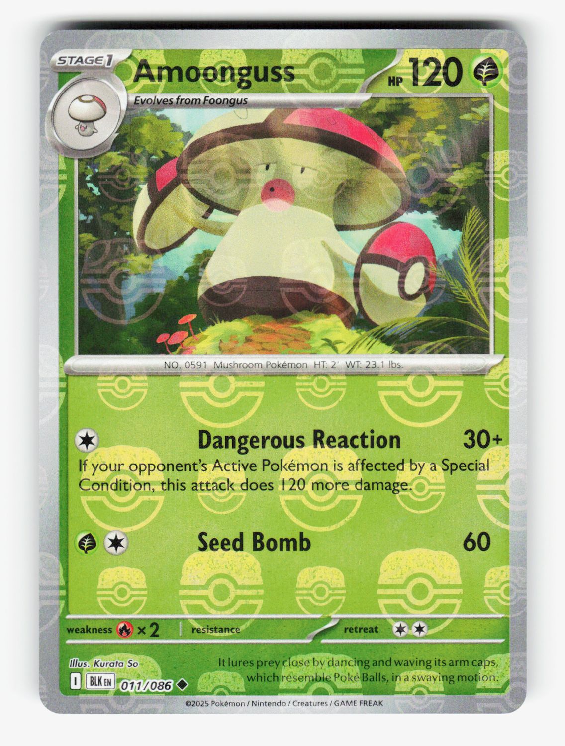Amoonguss (Master Ball Pattern) - 011/086