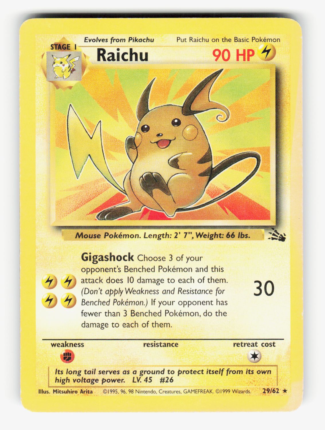 Raichu (29) - Unlimited Normal - 29/62