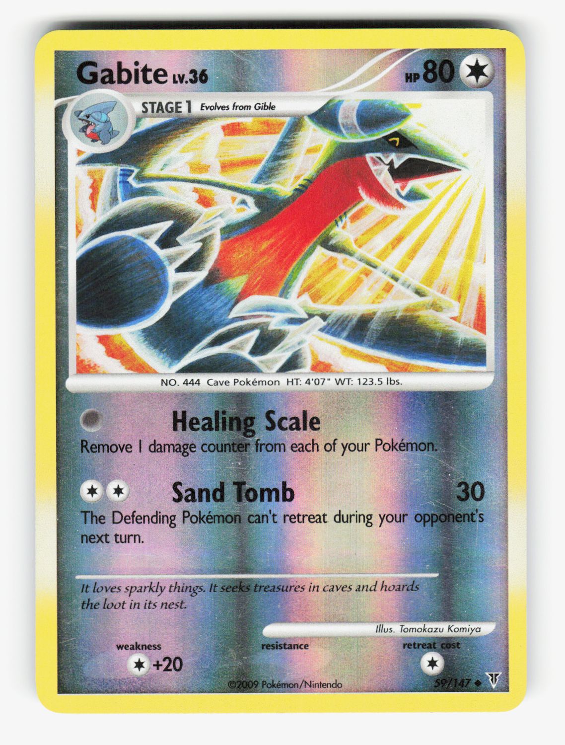 Gabite - Reverse Holofoil - 59