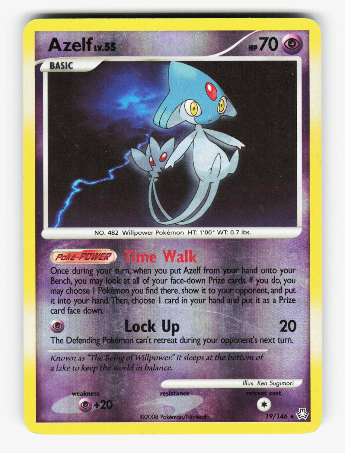 Azelf - Reverse Holofoil - 19/146
