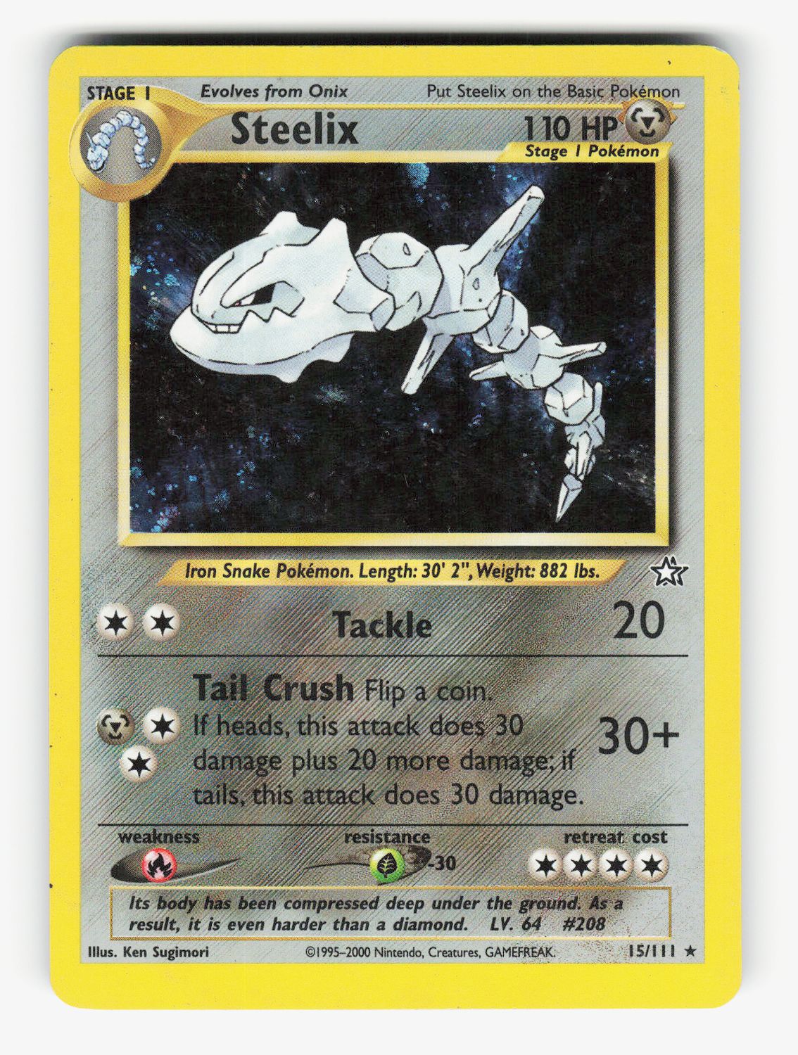 Steelix - Unlimited Holofoil - 015/111