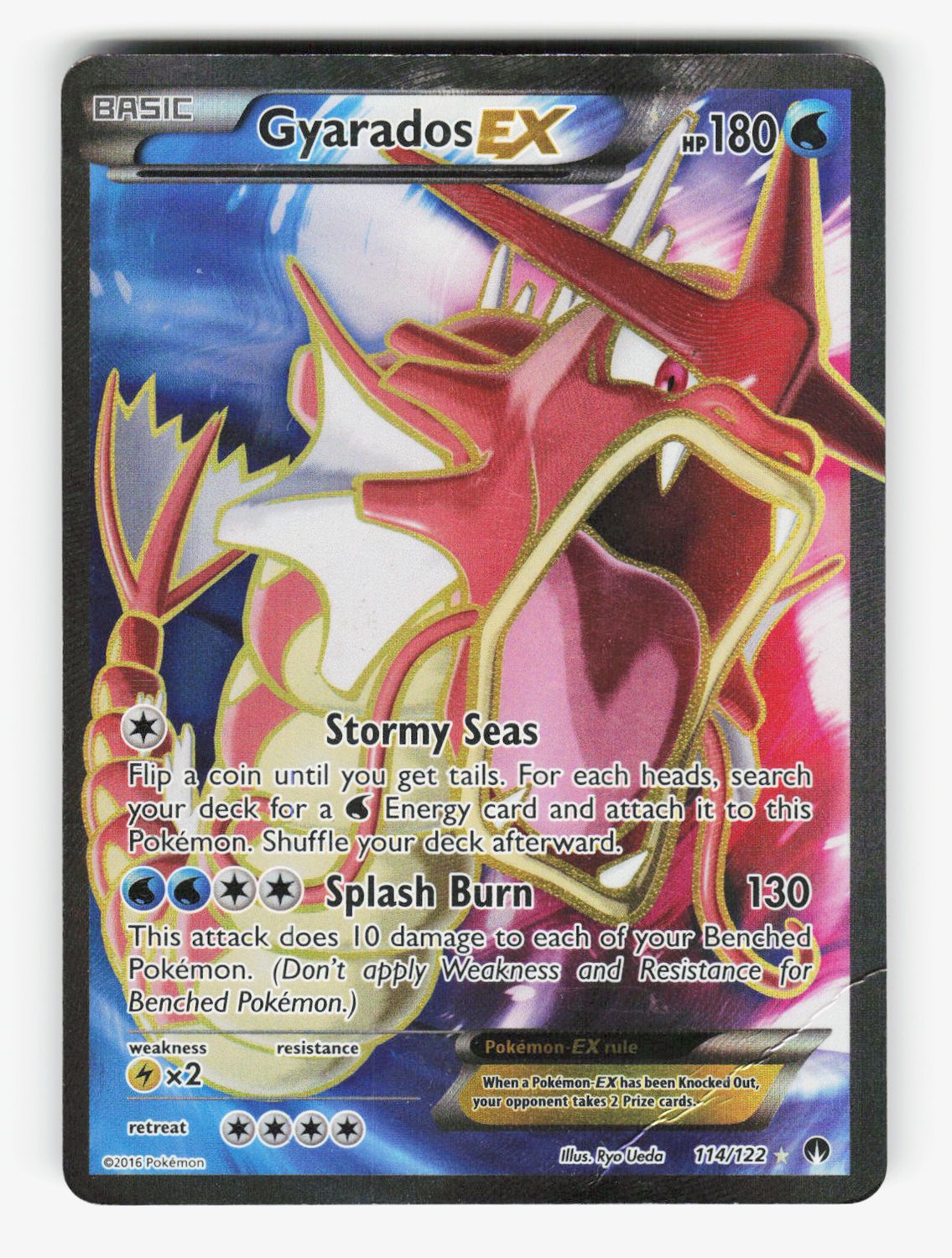 Gyarados EX (Full Art) - Holofoil - 114/122