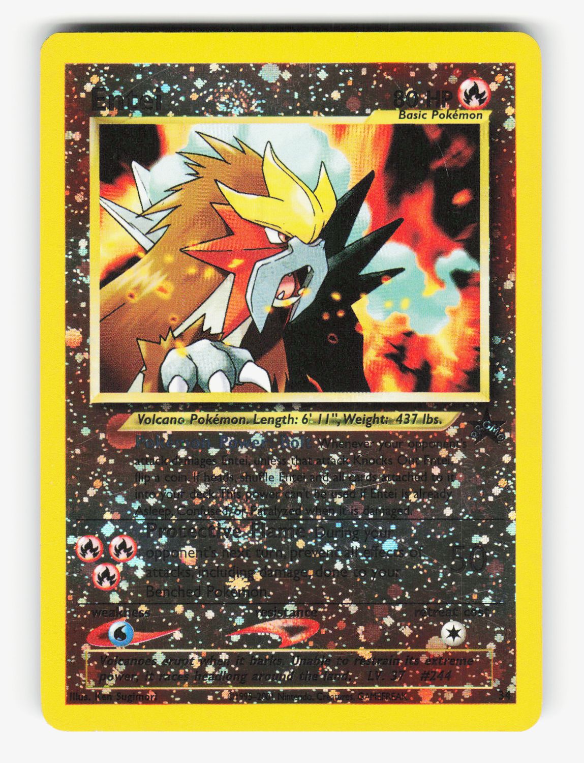 Entei - Reverse Holofoil - 34/53