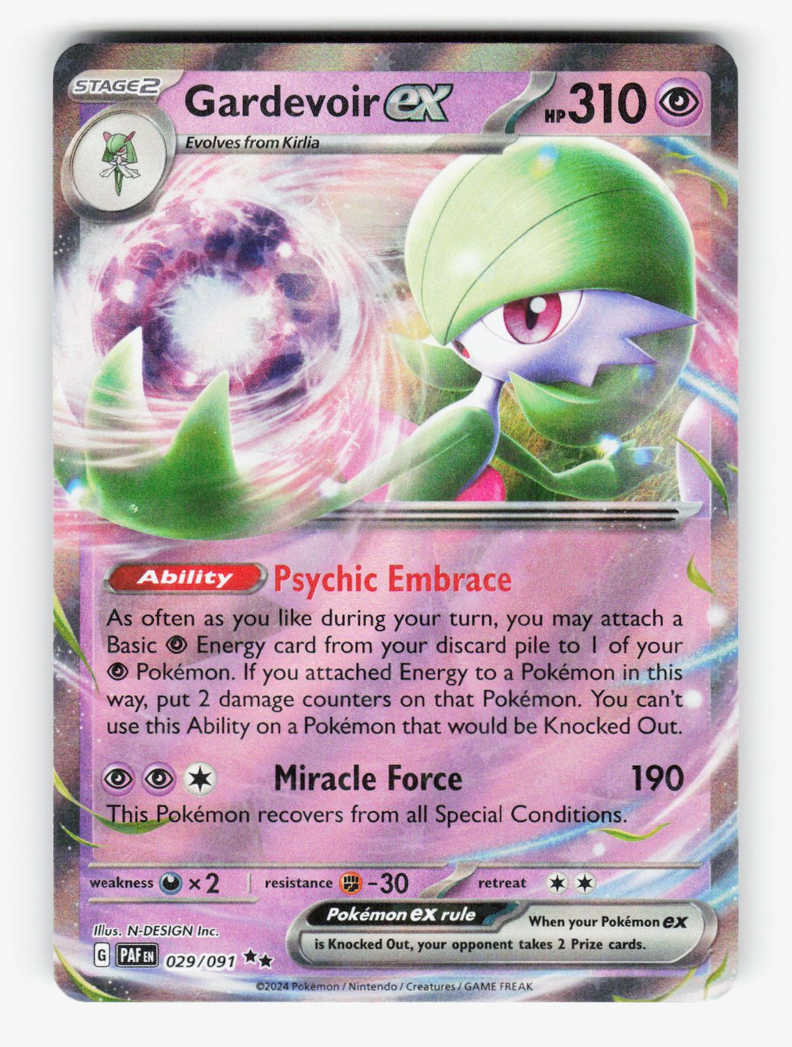 Gardevoir ex - 029/091 - B