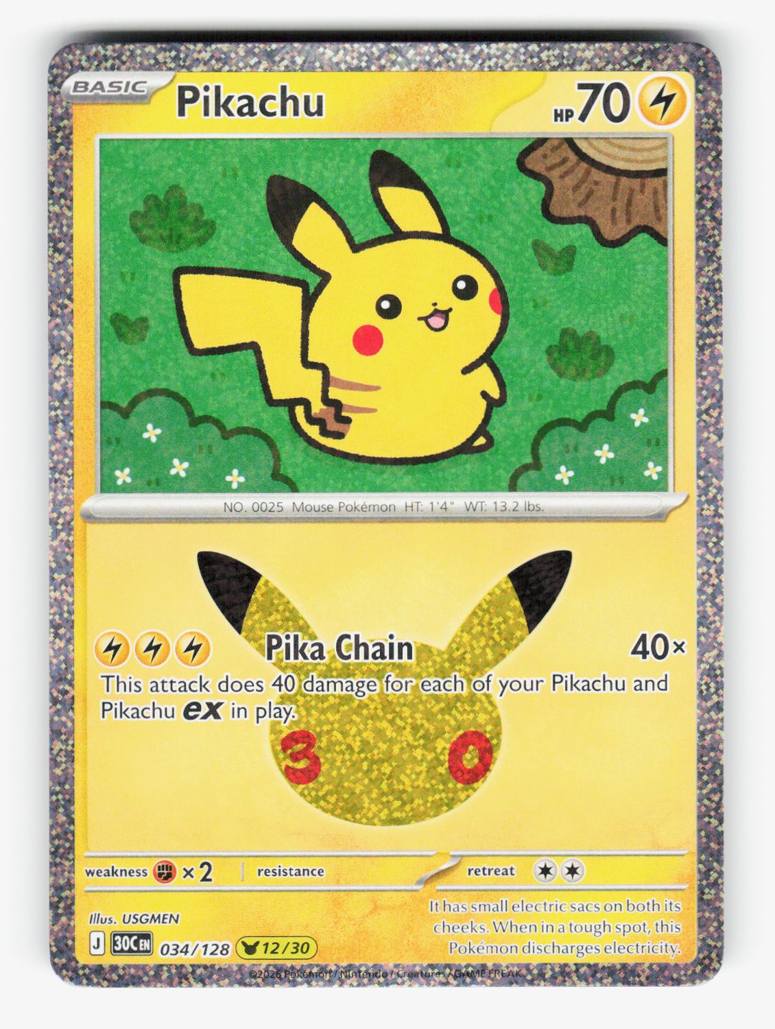 Pikachu - 034/128