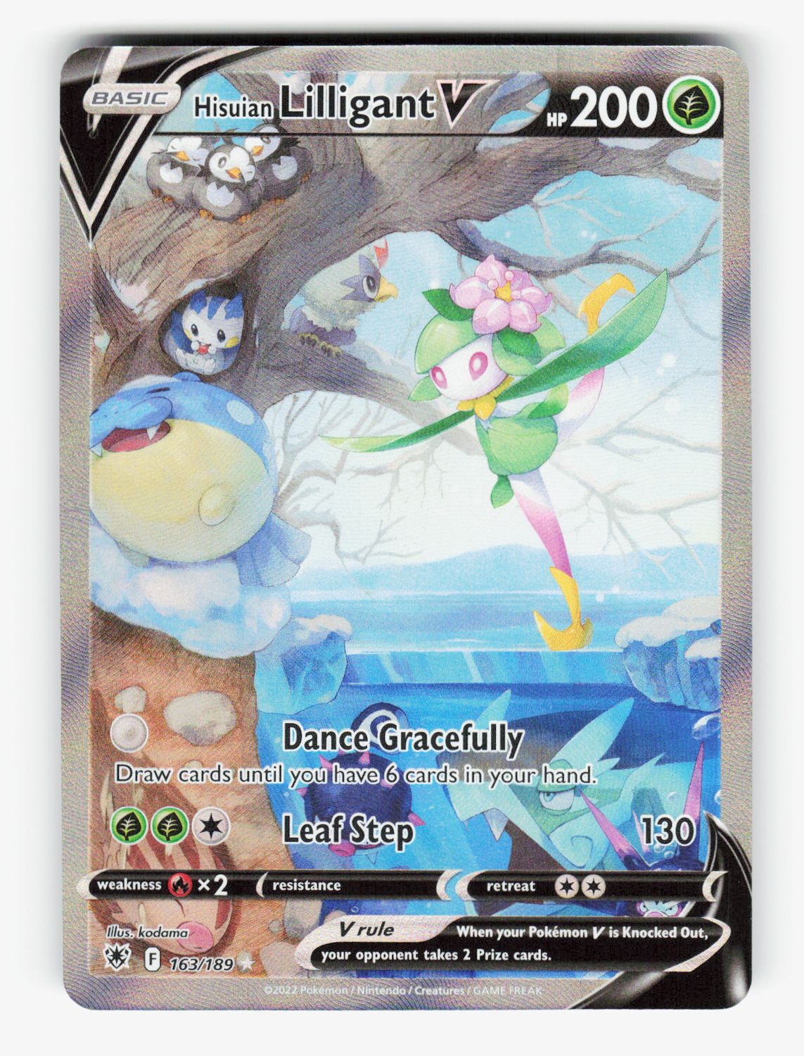 Hisuian Lilligant V (Alternate Full Art) - 163/189