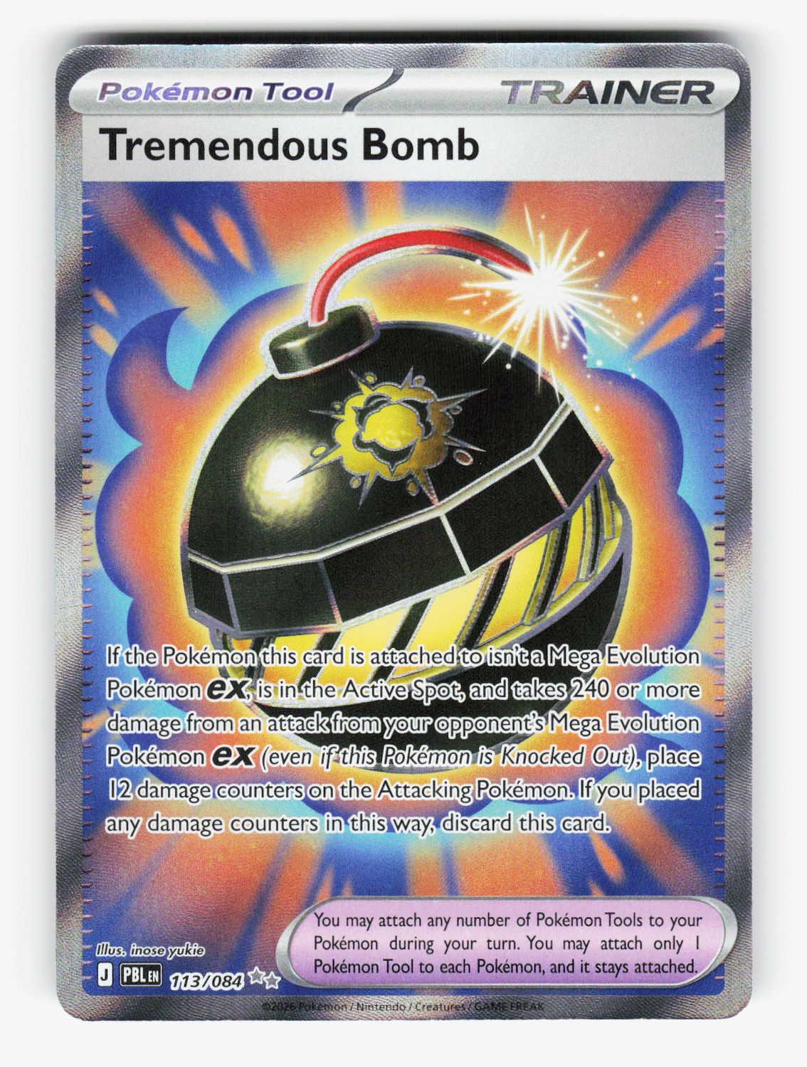 Tremendous Bomb - 113/084