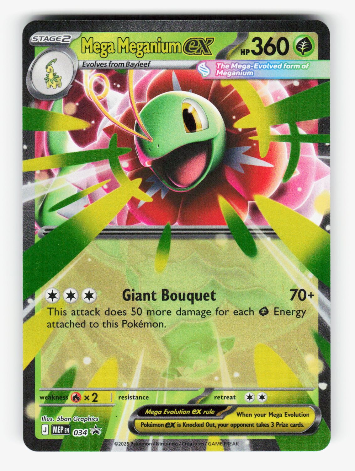 Mega Meganium ex - 034