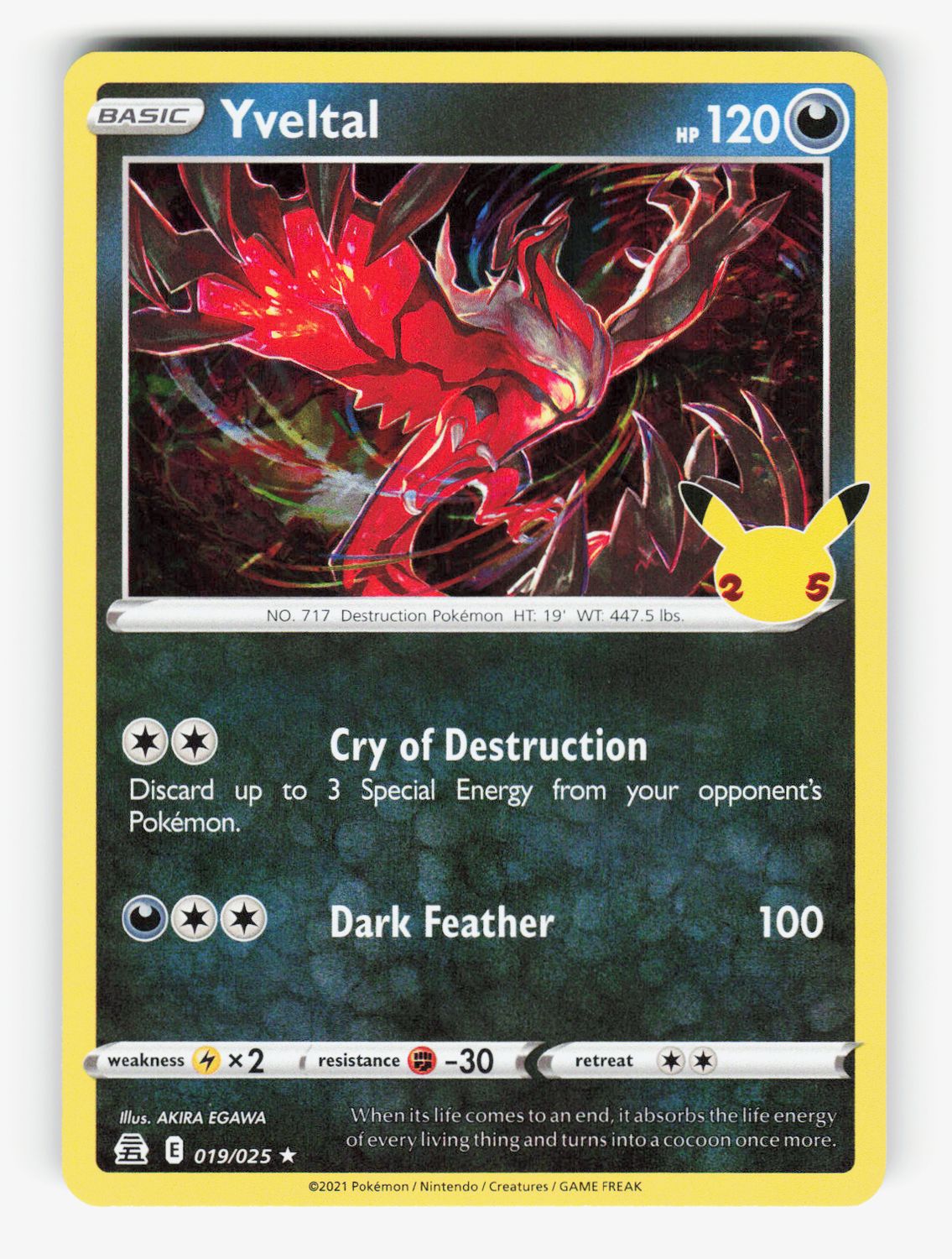 Yveltal - 019/025 - B