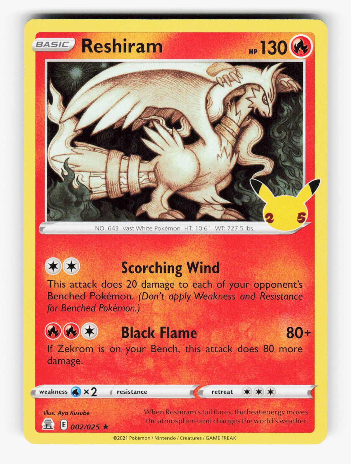 Reshiram - 002/025 - B