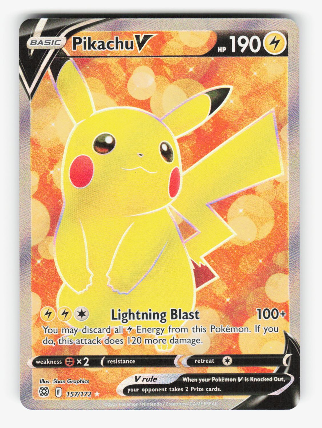 Pikachu V (Full Art) - 157/172