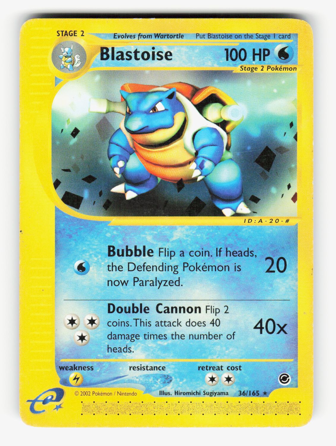 Blastoise (36) - Normal - 036/165