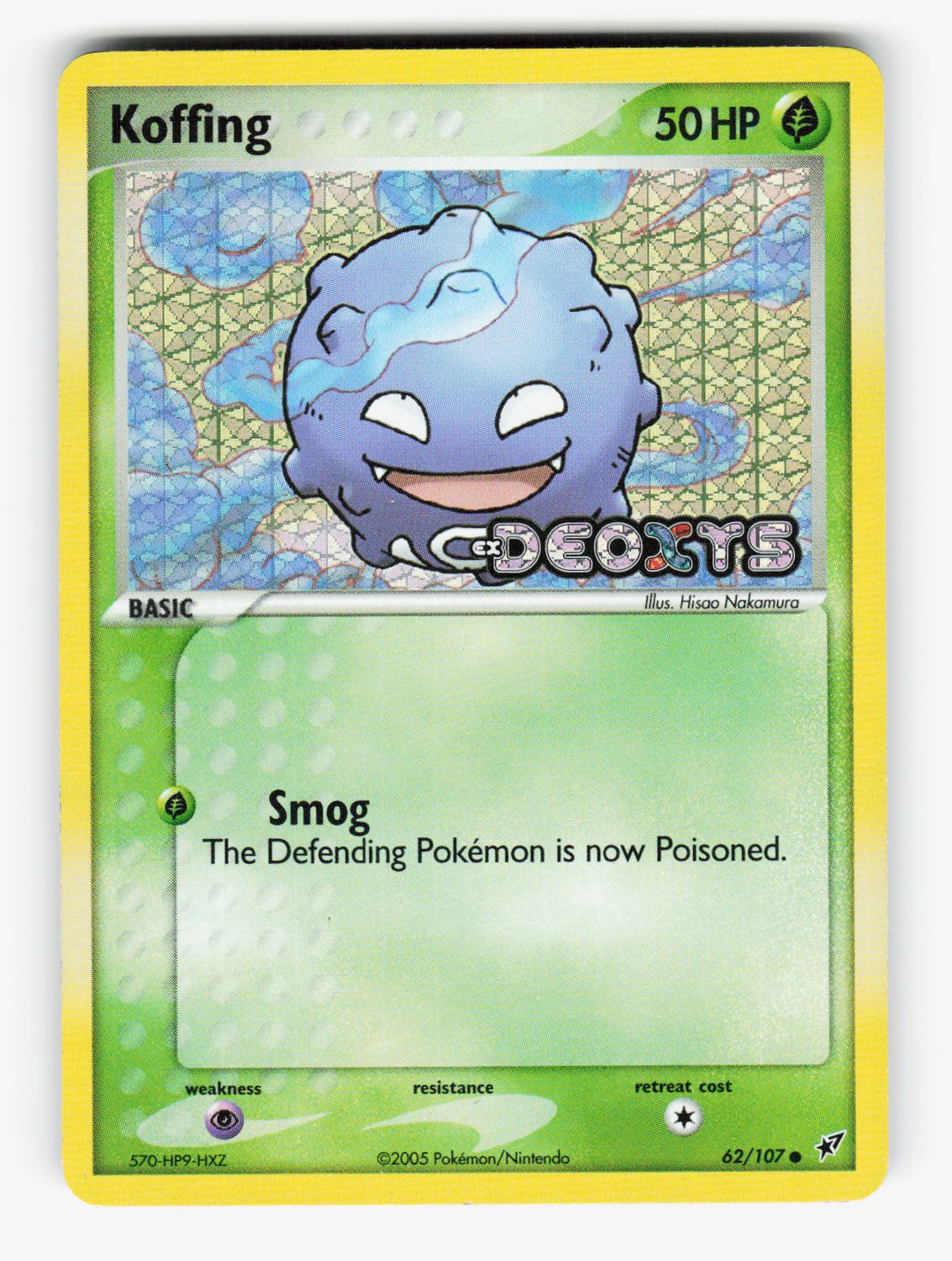 Koffing - Reverse Holofoil - 62/107