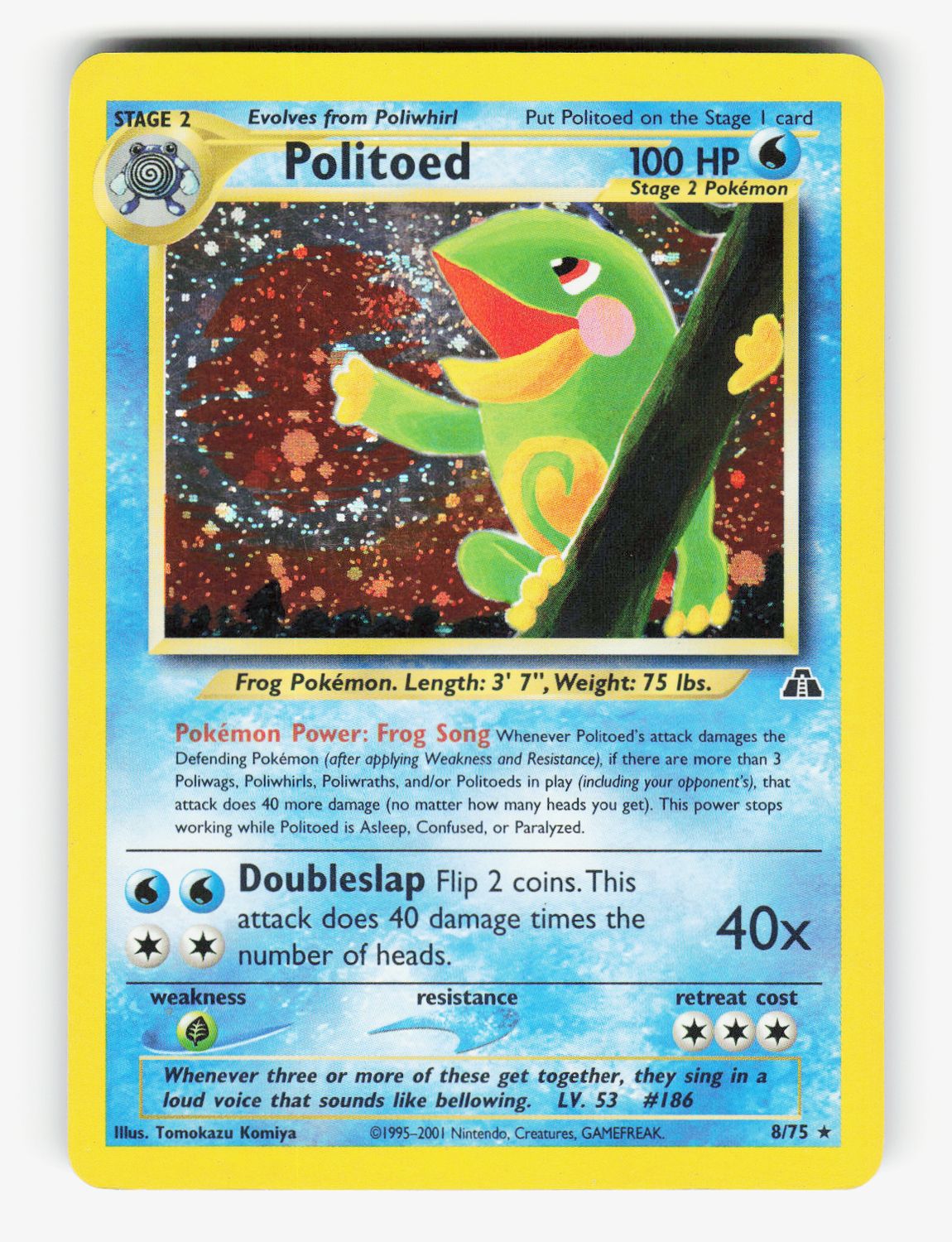 Politoed (8) - Unlimited Holofoil - 8/75