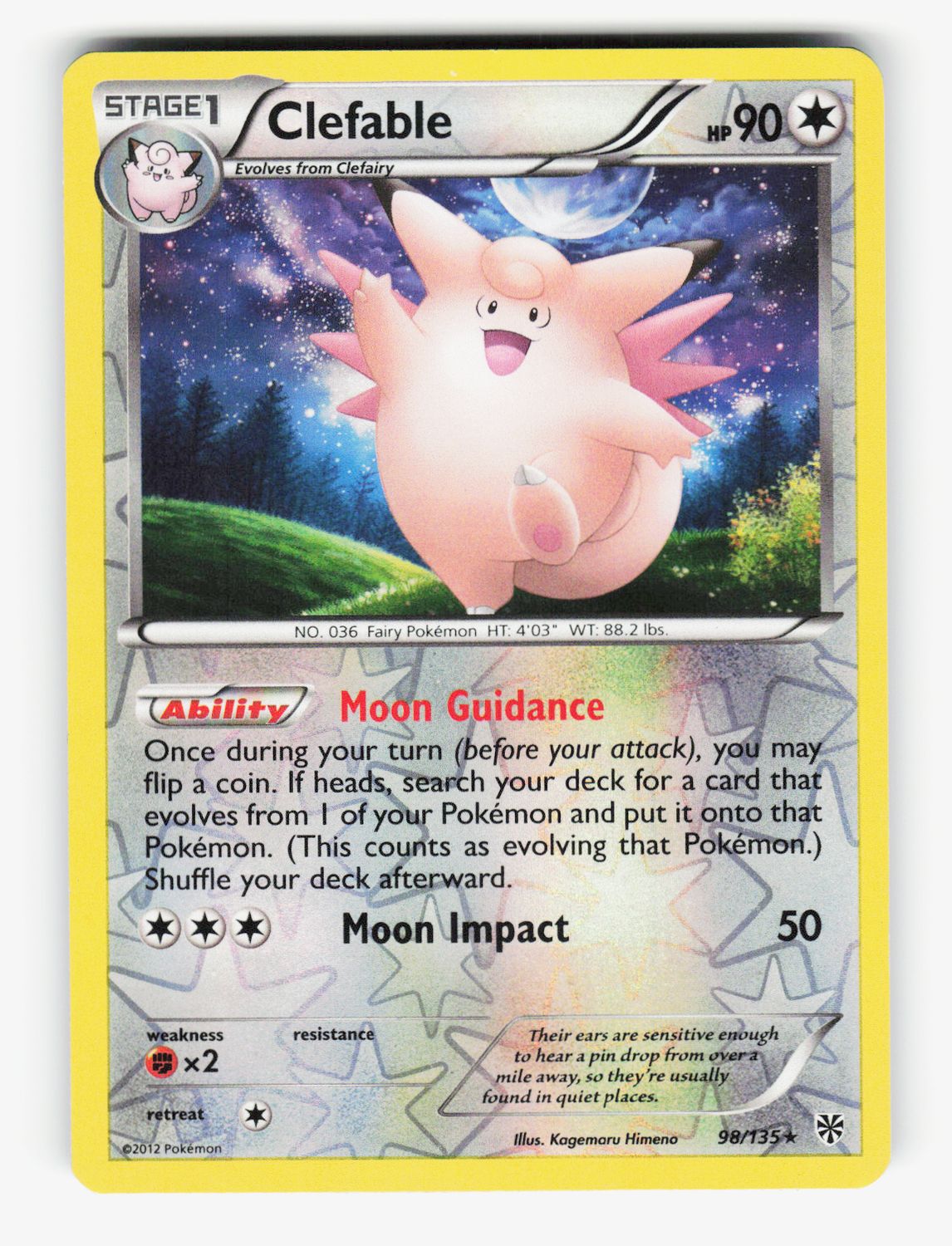 Clefable - Reverse Holofoil - 98/135