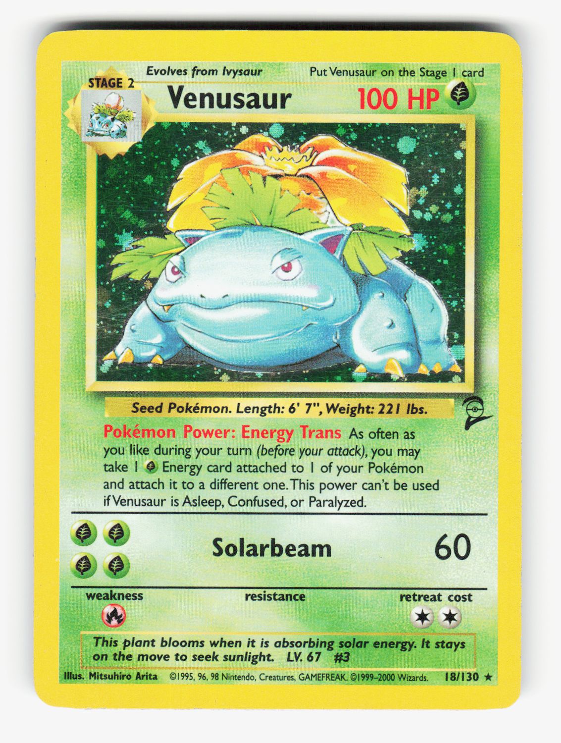 Venusaur - Holofoil - 018/130