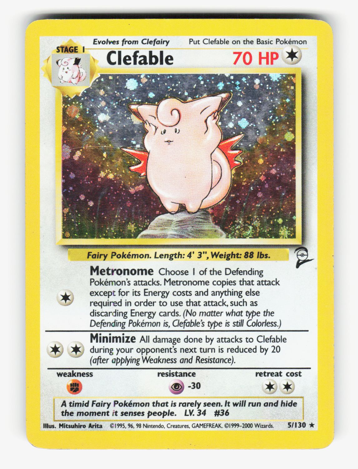 Clefable - Holofoil - 005/130