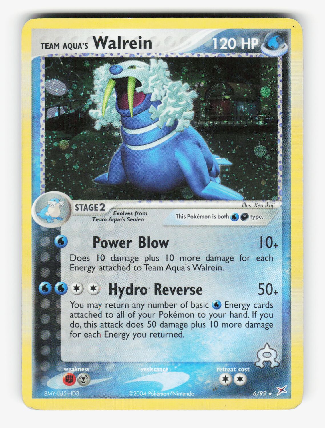 Team Aqua's Walrein - Holofoil - 6/95
