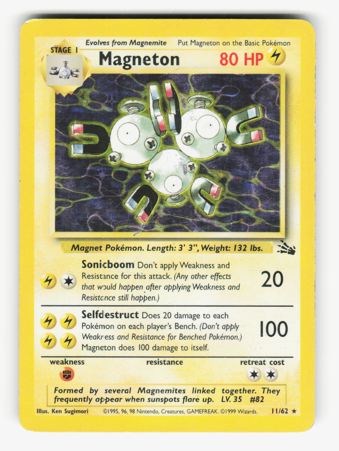 Magneton (11) - Unlimited Holofoil - 11/62