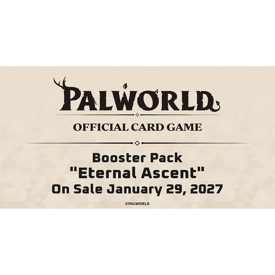 PALWORLD OFFICIAL CARD GAME: BOOSTER: ETERNAL ASCENT (12CT) [PRE-ORDER]