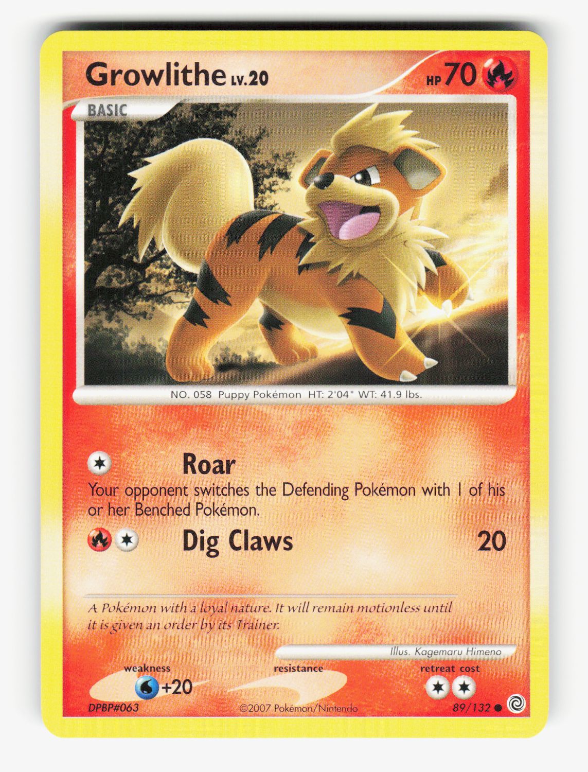 Growlithe - 89/132 - Normal