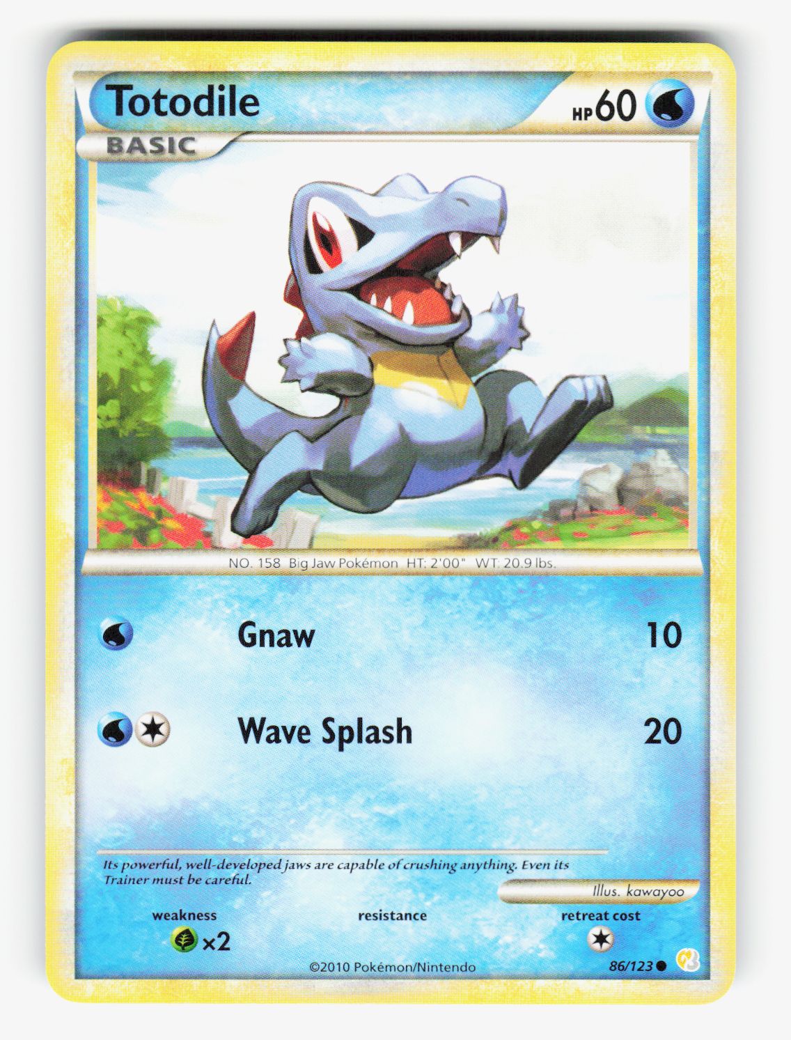 Totodile - 86/123 - Normal