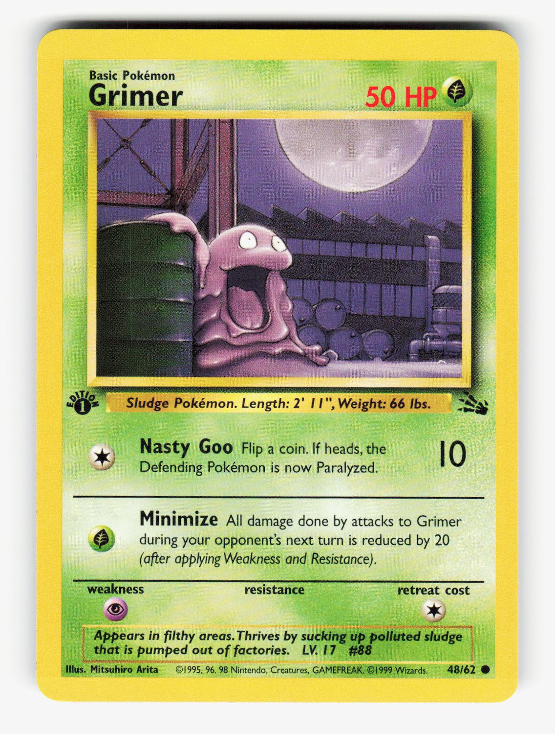 Grimer - 48/62 - 1st Edition Normal