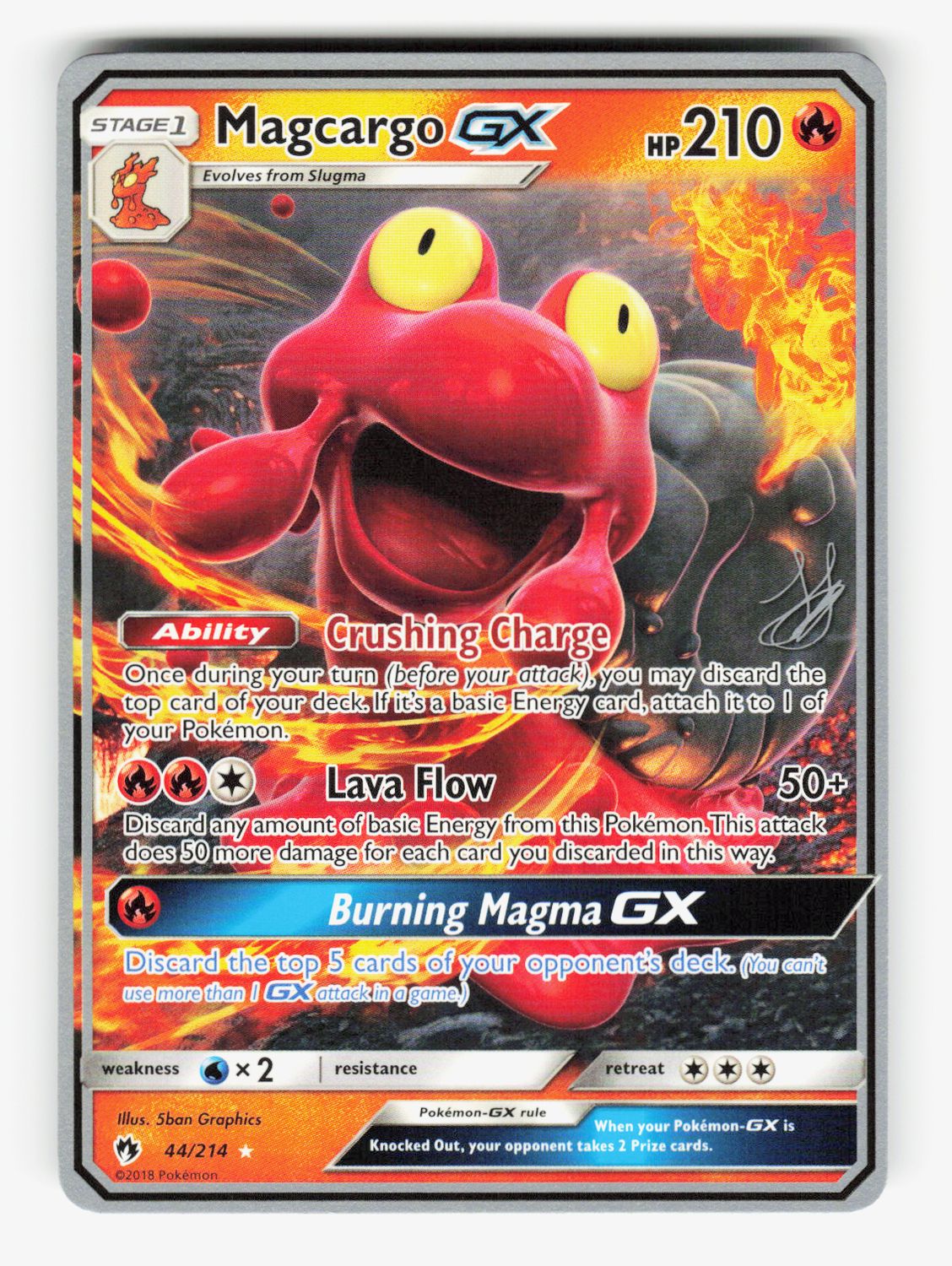 Magcargo GX - 2019 (Henry Brand) - 44/214 - Normal