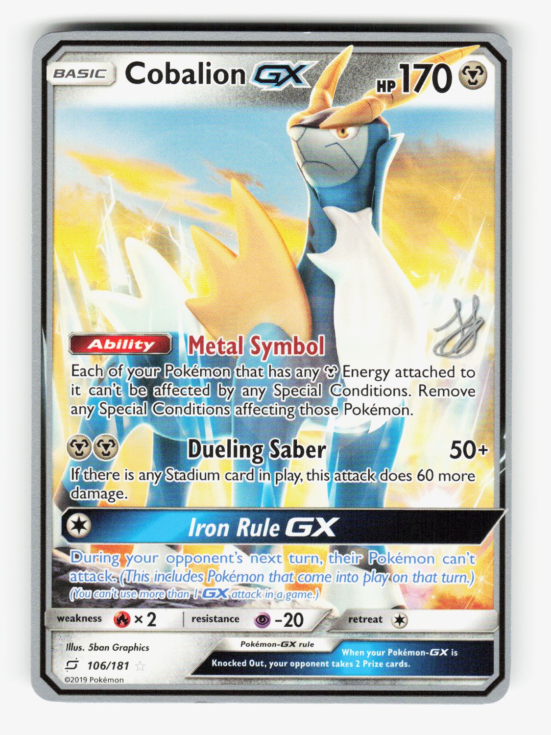 Cobalion GX - 2019 (Henry Brand) - 106/181 - Normal