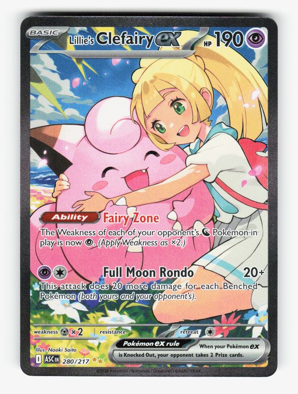 Lillie's Clefairy ex - 280/217 - Holofoil