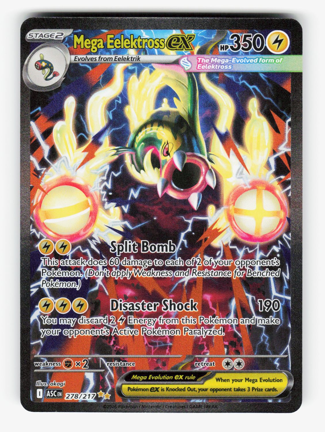 Mega Eelektross ex - 278/217 - Holofoil