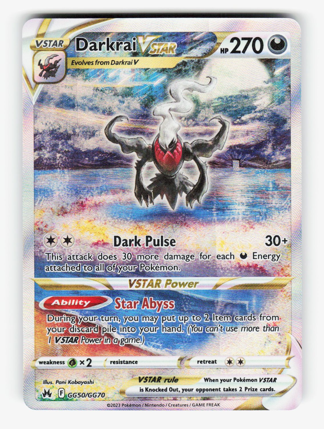 Darkrai VSTAR - GG50/GG70 - Holofoil - B