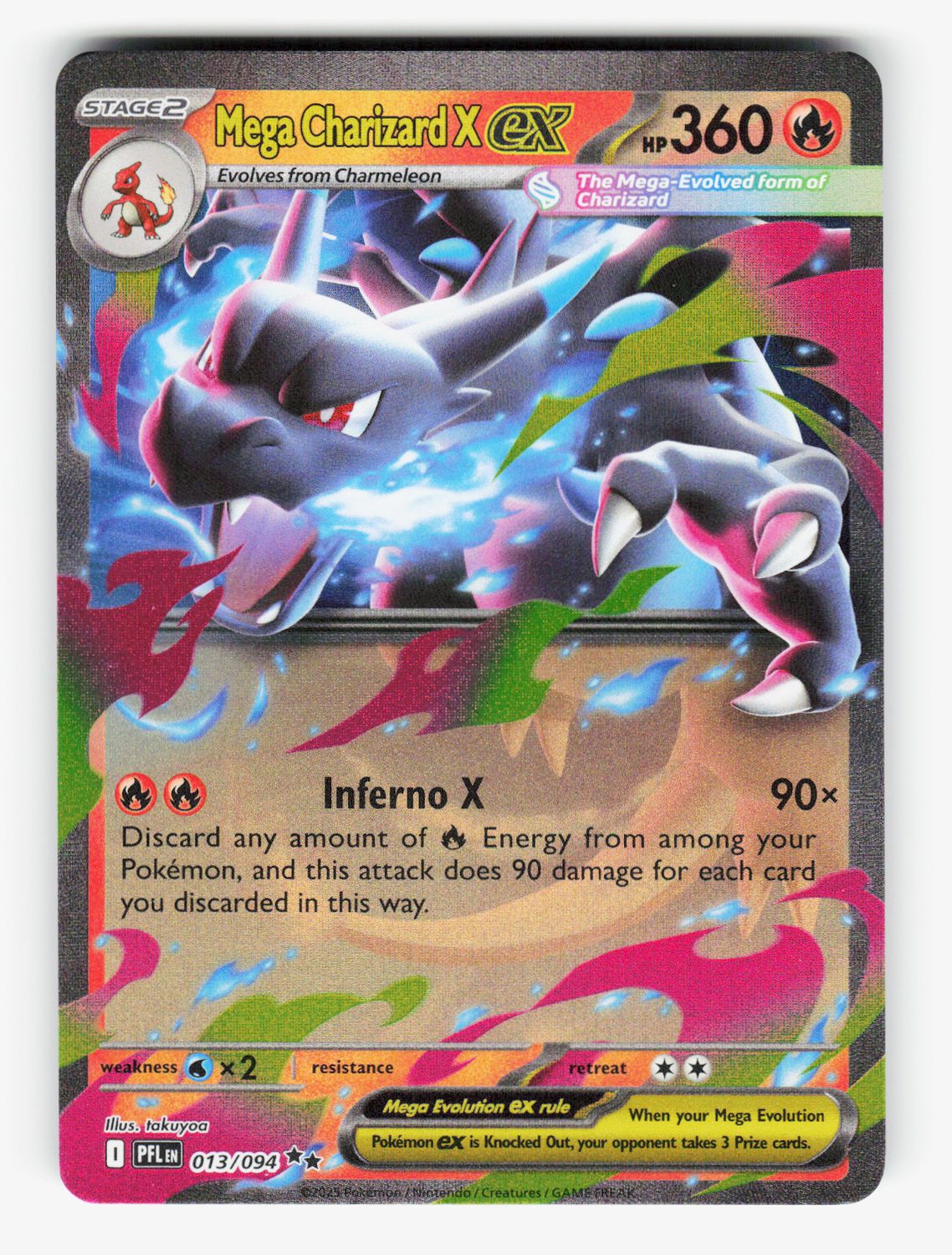 Mega Charizard X ex - 013/094 - Holofoil