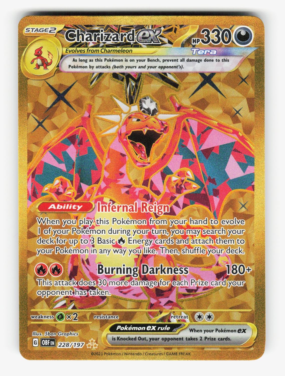 Charizard ex - 228/197 - Holofoil