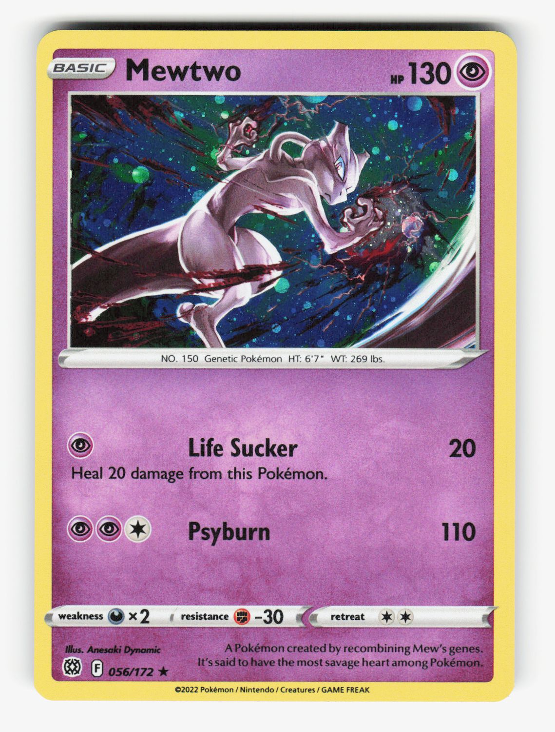 Mewtwo - 056/172 (Cosmos Holo) - Holofoil