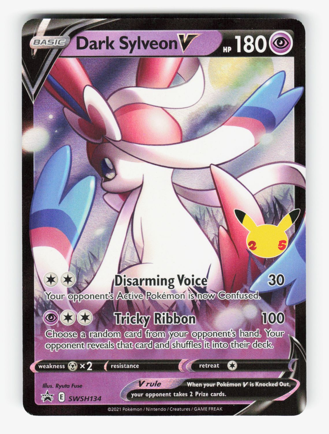 Dark Sylveon V - SWSH134 - Holofoil - A