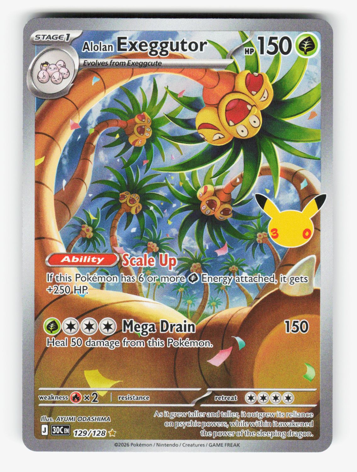 Alolan Exeggutor - 129/128 - Holofoil