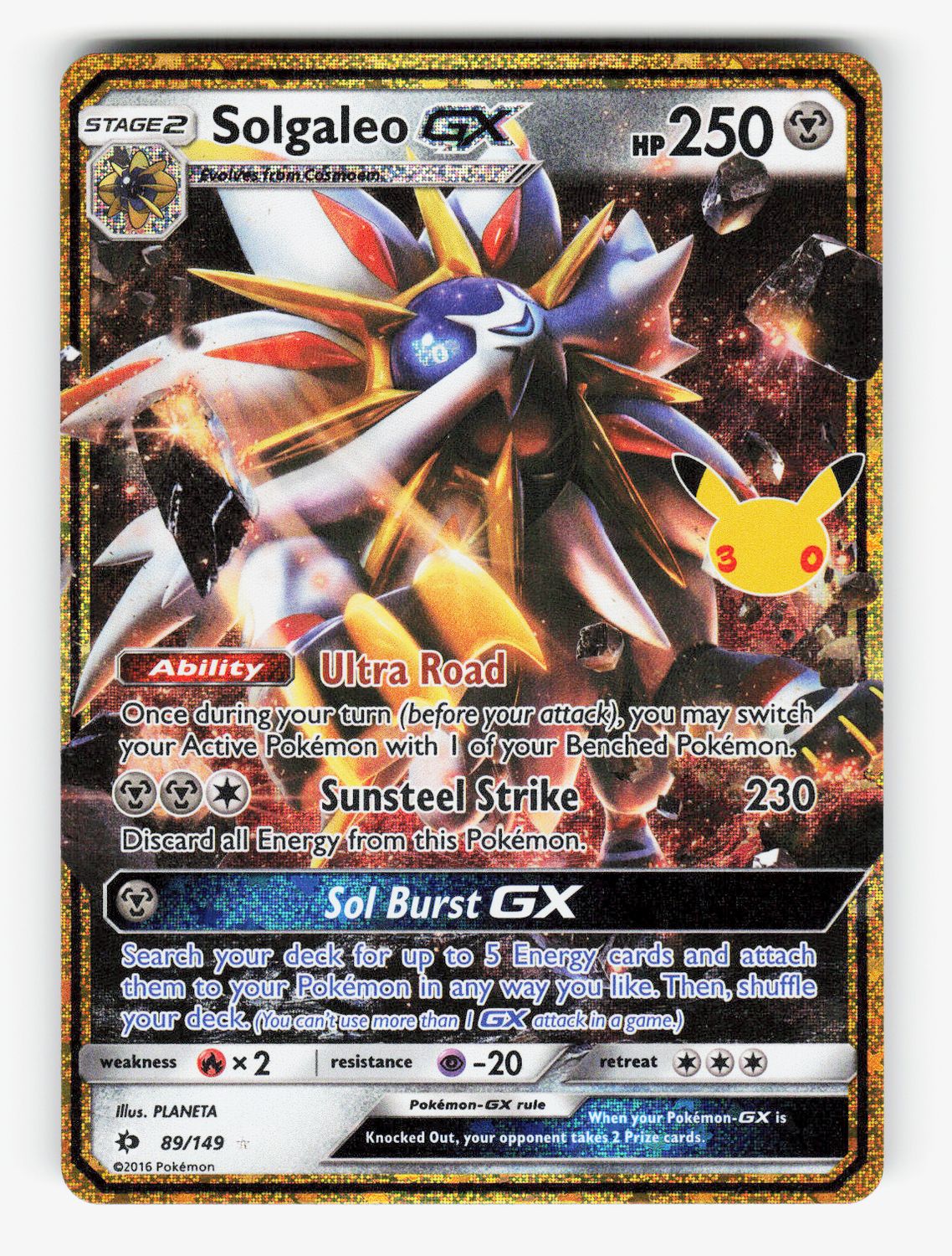 Solgaleo GX - 89/149 - Holofoil