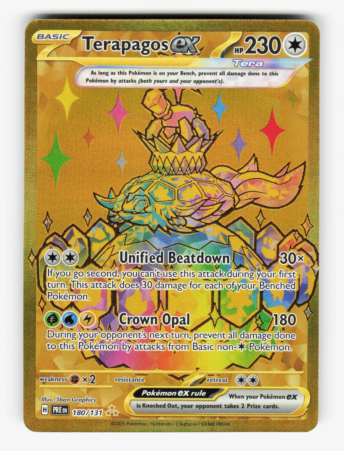Terapagos ex - 180/131 - Holofoil
