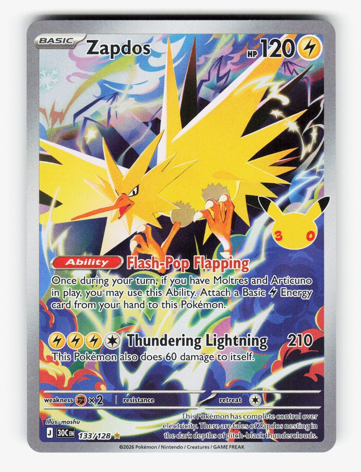 Zapdos - 133/128 - Holofoil