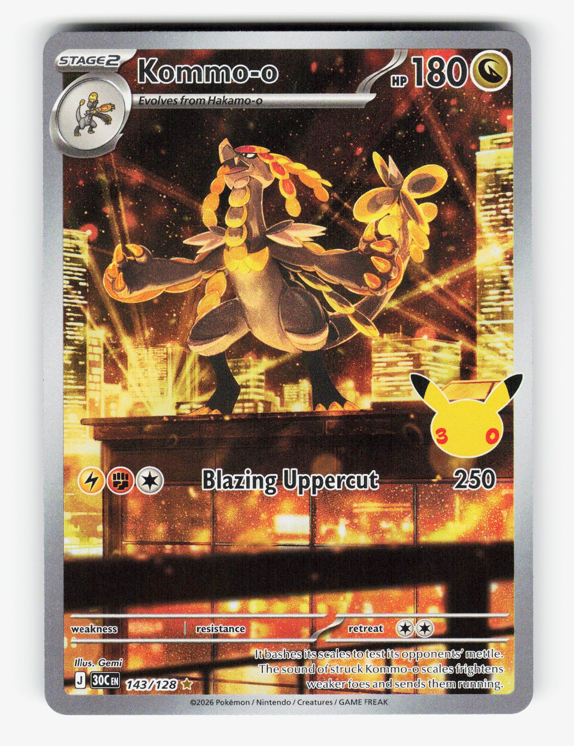 Kommo-o - 143/128 - Holofoil