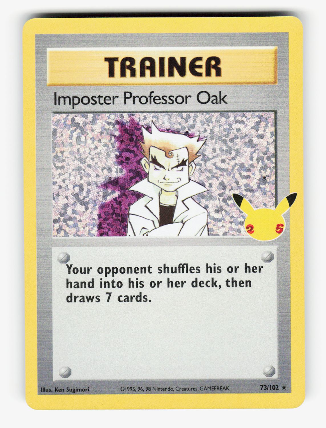 Imposter Professor Oak - 73/102 - Holofoil